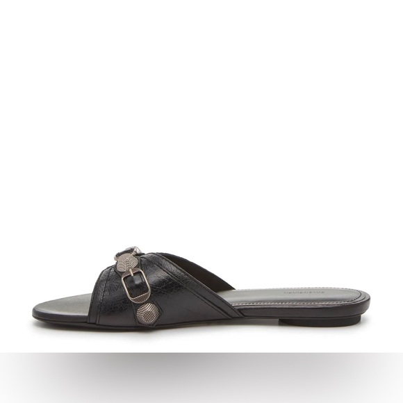 NIB Balenciaga Cagole Black Sandal size 37 - Picture 8 of 16